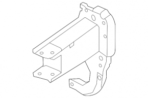 Right bumper reinforcement bracket Audi A7 12-18