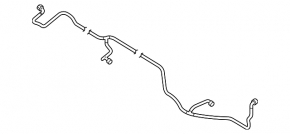 Headlight washer hose for Audi Q7 16-19 for night vision