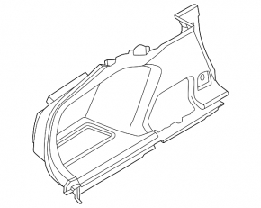 Left arch trim BMW i4 22-26 black