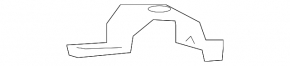 Front right fender bracket Toyota Rav4 06-12