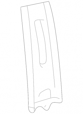 Center pillar trim upper belt right Toyota Camry v30 2.4