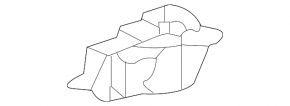 Toyota Sienna 21-24 Front Left Door Casing Seal Rear