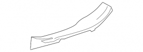Door sill trim rear right Toyota Prius 50 Prime 17-19 gray