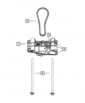 Balance shaft Jeep Compass 11-16 2.0 oil pump