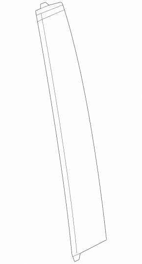 Door trim side rear left front Acura MDX 14-20