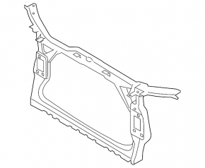 Audi A5 08-16 2.0, 3.0 radiator panel TV