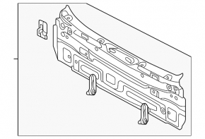 Rear panel Audi Q3 8U 15-18 2 parts
