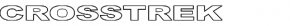 Subaru XV Crosstrek 18-23 Tailgate CROSSTREK Emblem
