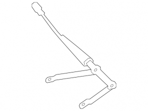 Right windshield wiper arm for Mercedes GLS-class X166 13-19