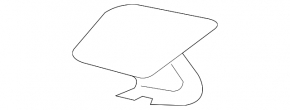 Headlight washer plug left Mercedes GLS-class X166 13-19 without washer