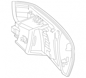 Right inner trunk lid light for Mercedes A-class V177 19-22 LED