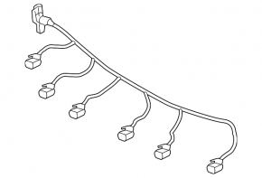 Mercedes W213 E 17-20 front bumper wiring for parking sensors