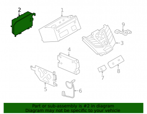 Information display Ford Escape MK3 13-