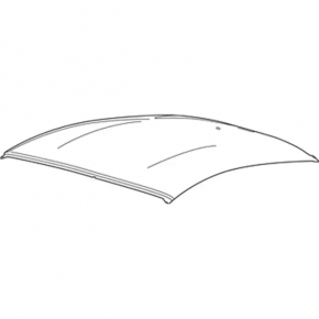 Roof metal Ford Mustang mk6 15- coupe, sawed off, butts