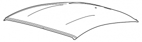 Roof metal Ford Mustang mk6 15- coupe, sawed off, butts