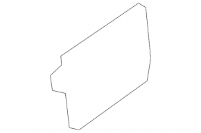 Plug towing hook rear bumper right Mazda CX-5 17-