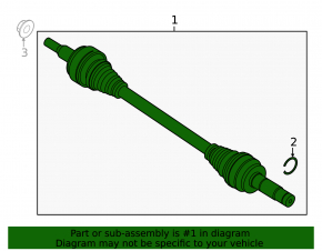Drive axle rear right Ford Explorer 20-