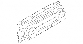 Climate control Ford Escape MK4 20-23 manual