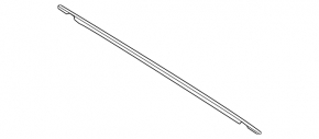 Lincoln Corsair 20-26 right center front door glass molding