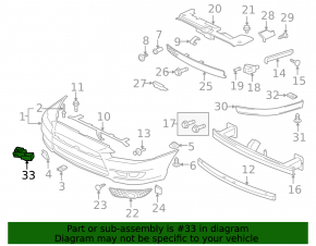 Mitsubishi Outlander 14-21 Type 1 Ambient Air Temperature Sensor