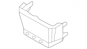 Mazda CX-50 23-26 front bumper trim for radar cruise control