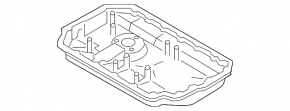 Oil pan for Audi Q5 8R 13-17 3.0 TFSI