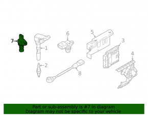 Crankshaft sensor Audi Q7 16- 2.0T