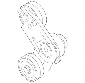 Audi Q7 20-26 3.0T MHEV Drive Belt Tensioner Pulley