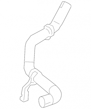 Left cooling hose for Toyota Rav4 22-25 hybrid, 3 parts, with sensor