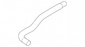 Radiator pipe intercooler left Infiniti Q50 16-24 3.0T second