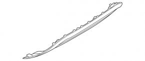 Rear bumper lip VW Taos 22-25 silver