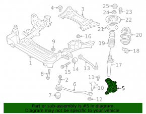 Front left axle shaft BMW X3 F25 11-17