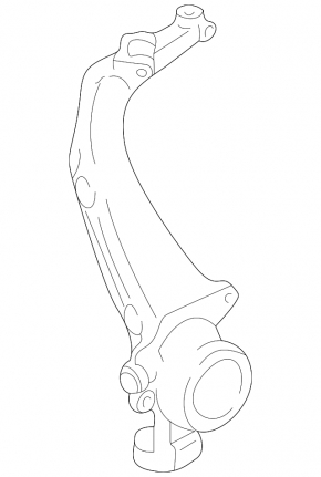Front left axle shaft Audi A6 04-11