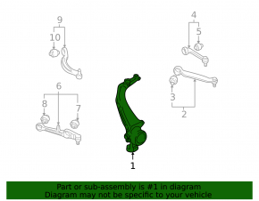 Front left axle shaft Audi A6 04-11