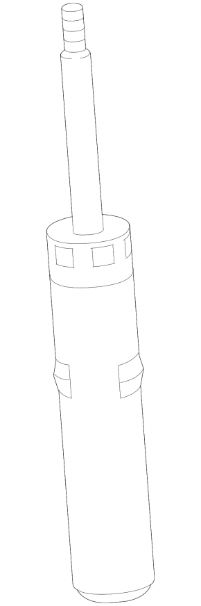 Front left shock absorber for Audi A7 14-18 (electric)