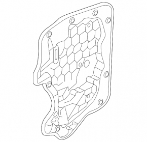 Door panel inner front right Audi A6 C7 12-18