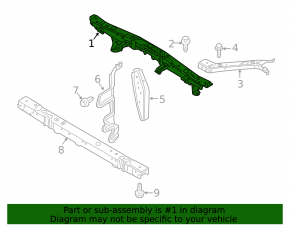 Upper TV bar for Nissan Juke 11-17
