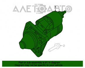 Starter Jeep Compass 17-22 2.4 chip defect
