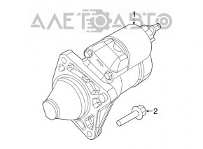 Starter Jeep Compass 17-22 2.4 chip defect