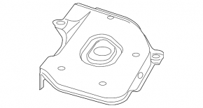 Battery bracket Toyota Highlander 08-13 hybrid