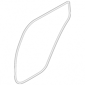 Door seal rear right Hyundai Santa FE 19-23 KOR