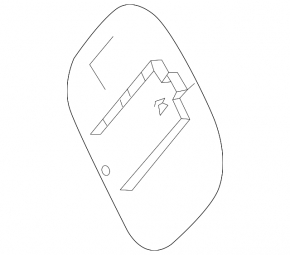 Fuel filler door Chevrolet Equinox 18- LYX, LSD