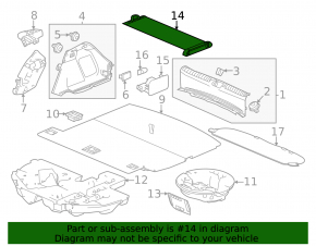Honda Civic XI FE/FL 22-26 5d Black Trunk Curtain