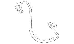 Air conditioning condenser-compressor pipe for Toyota Rav4 06-08