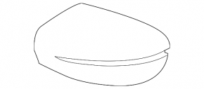 Mirror cover left Nissan Rogue 14-20