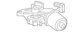 Chevrolet Cruze 11-16 wiper linkage with motor guide defect