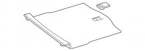 Mercedes CLA 14-19 black trunk floor