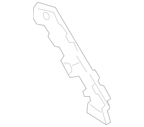 Rear bumper mount upper left Mercedes W213 E 17-23