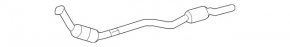 Right exhaust pipe with catalytic converter for Mercedes W221 M273, with lambda sensor