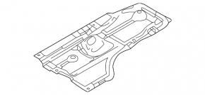 Underbody protection rear right Mazda 3 19- AWD